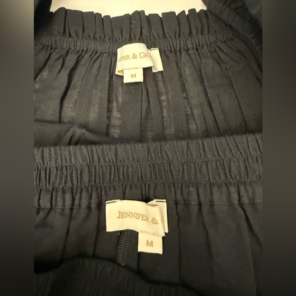 Jennifer & Grace Black Embroidered Women's Skirt Set - Medium - Picture 9 of 9